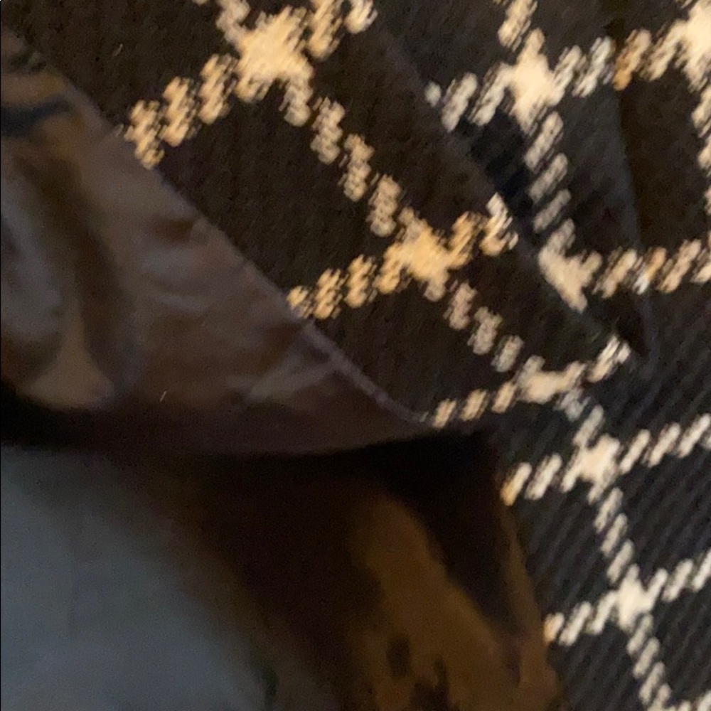 Talbots 10 Checked Houndstooth Print Wool Skirt - image 7